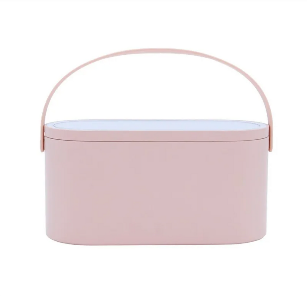 Portable LED Makeup Mirror Storage Box